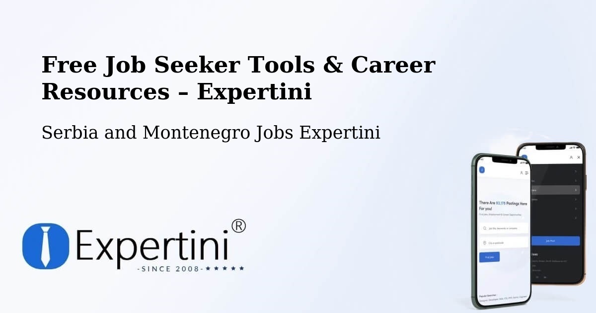 Free Job Seeker Tools & Career Resources – Granby - Granby, Serbia and Montenegro Jobs Expertini
